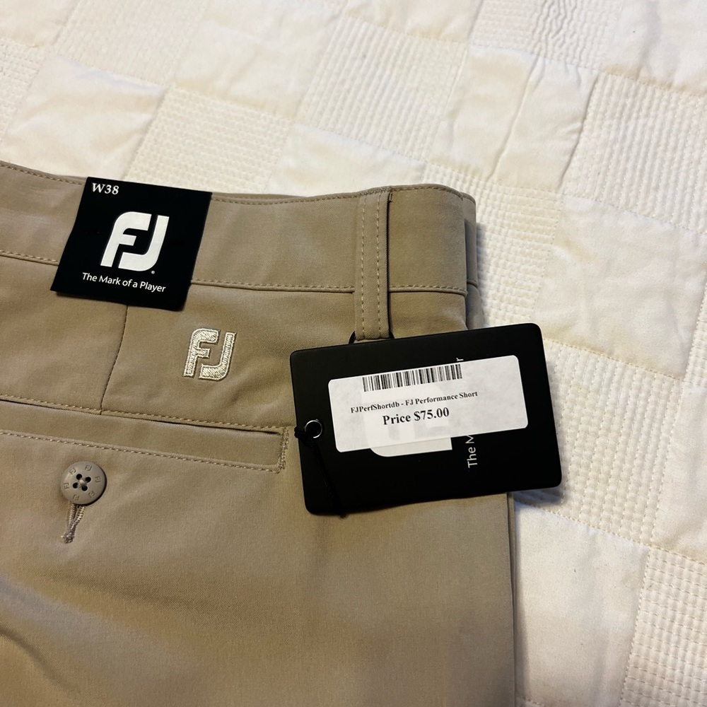 FJ Tan Golf Shorts